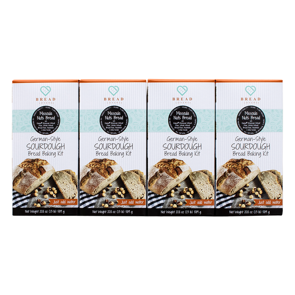 4- Variety Pack - Missoula Nuts Bread Baking Kits - Breadlovers LLC