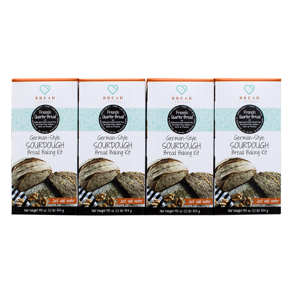 4- Variety Pack - French Quarter Bread Baking Kits - Breadlovers LLC